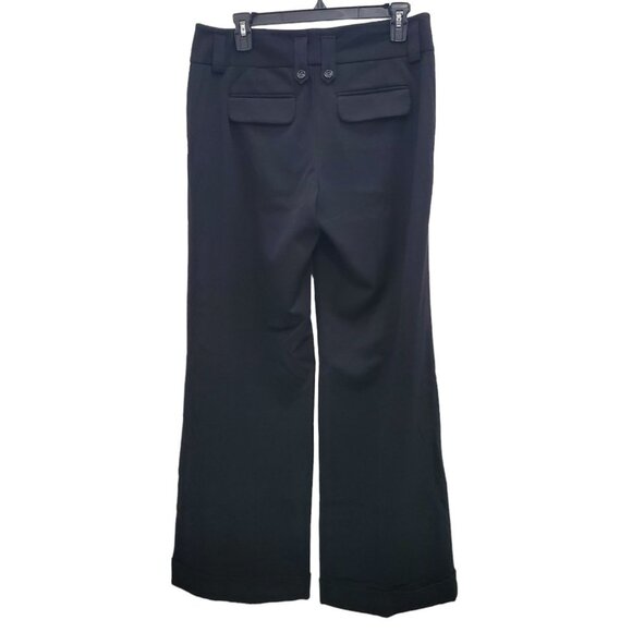 INC International Concepts Women's Black Cuffed Hem Wide Leg Dress Pants Size 6 - Picture 6 of 6